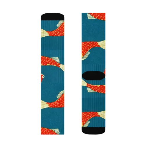 Teal Pond on a Socks