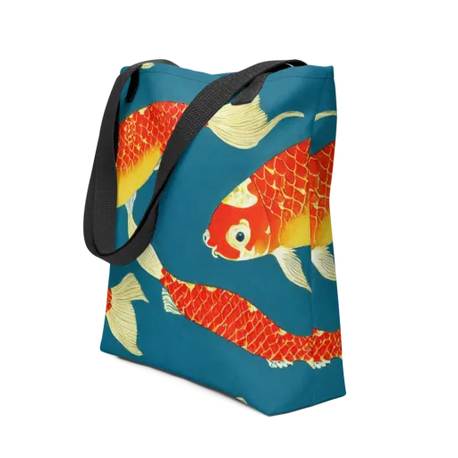 Teal Pond on a Tote Bag
