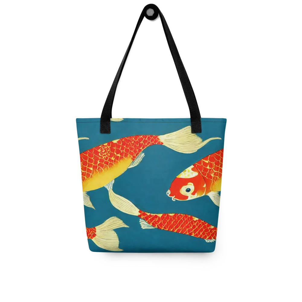 Teal Pond on Tote Bag — Front
