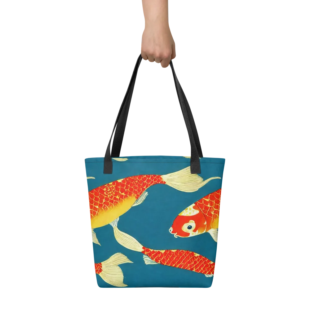 Teal Pond on Tote Bag — Front