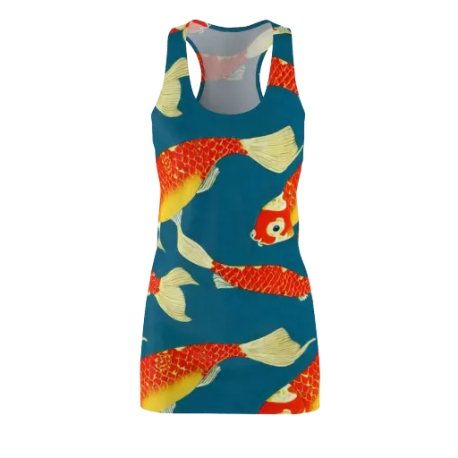 Teal Pond on a Racerback Dress