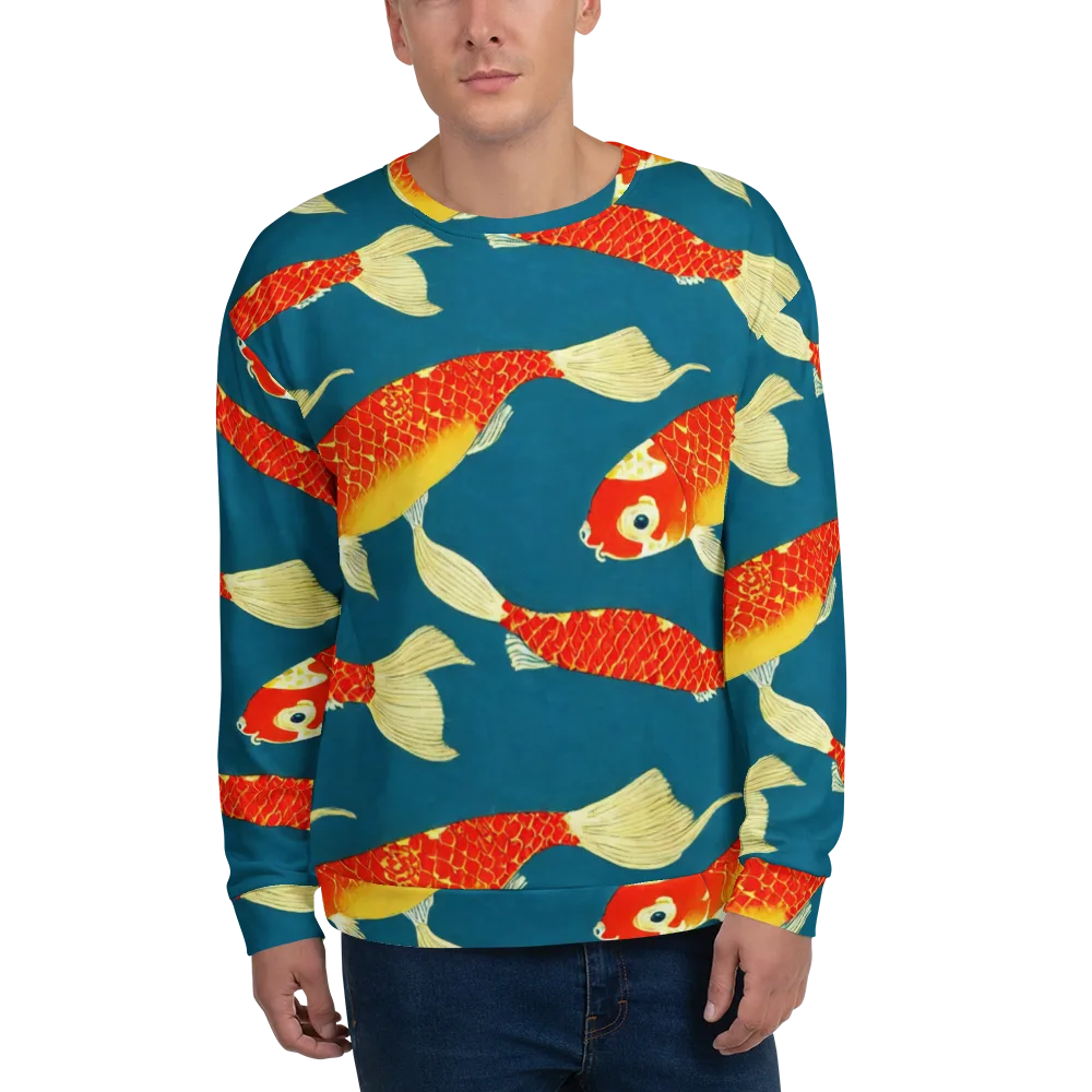Teal Pond on Sweatshirt — Front
