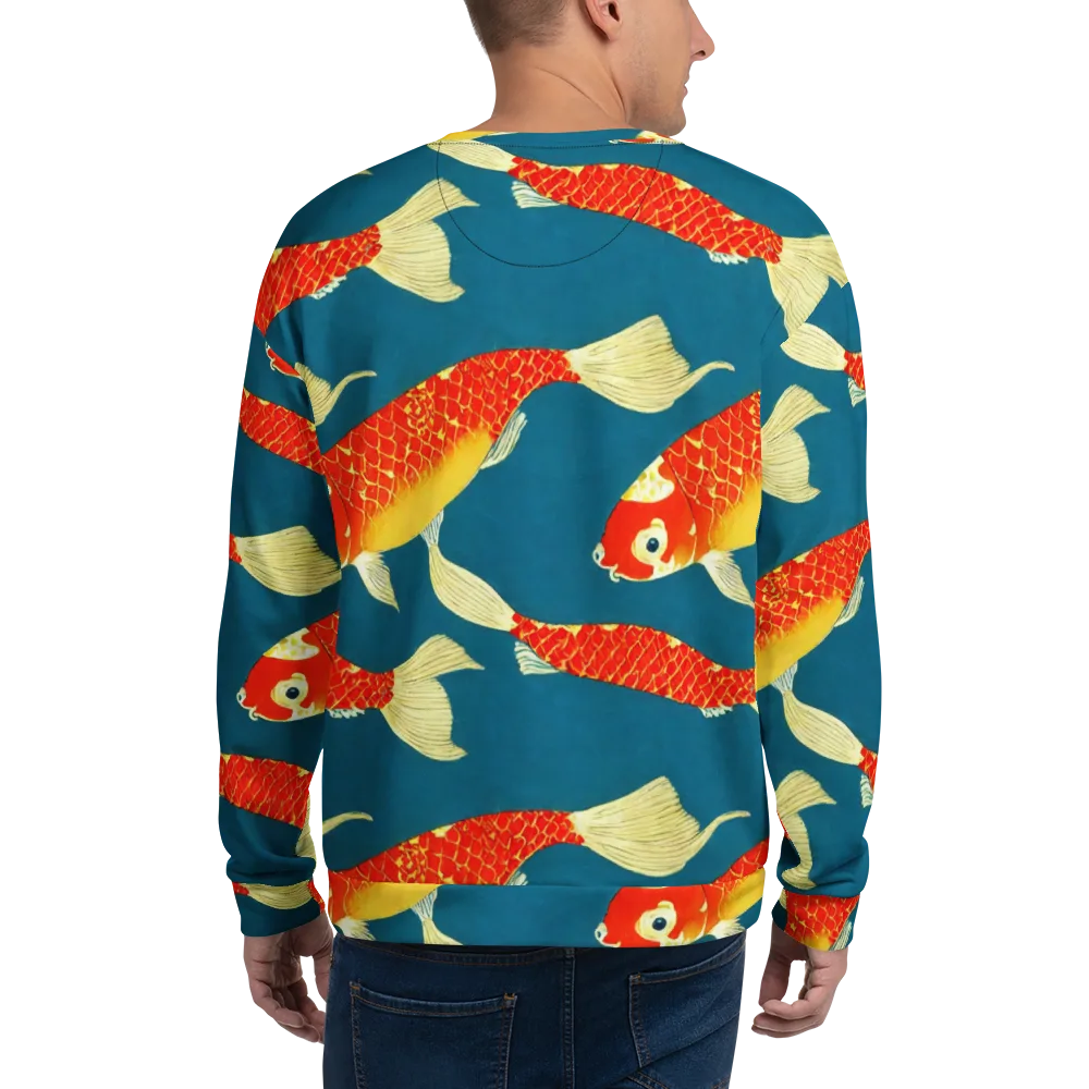 Teal Pond on Sweatshirt — Back