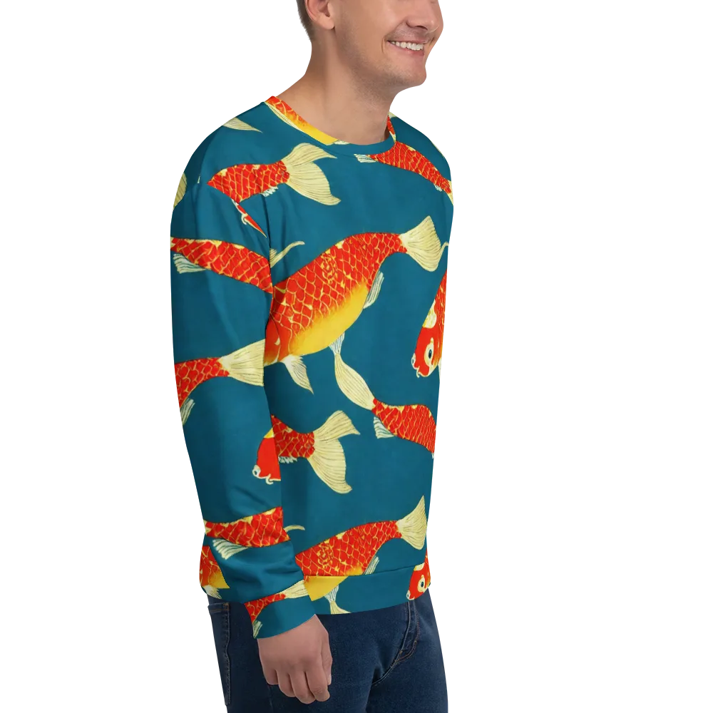 Teal Pond on Sweatshirt — Right Front