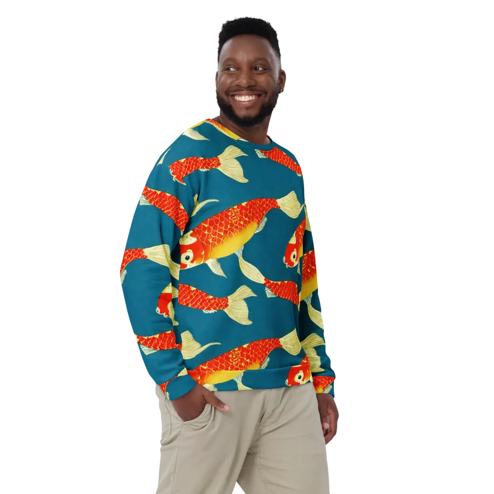 Teal Pond on Sweatshirt — Front