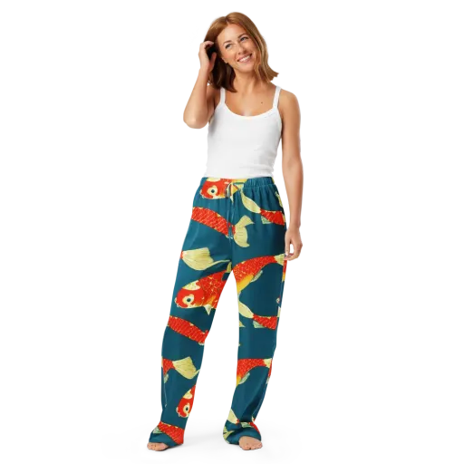 Teal Pond on a Women's Pajama Pants