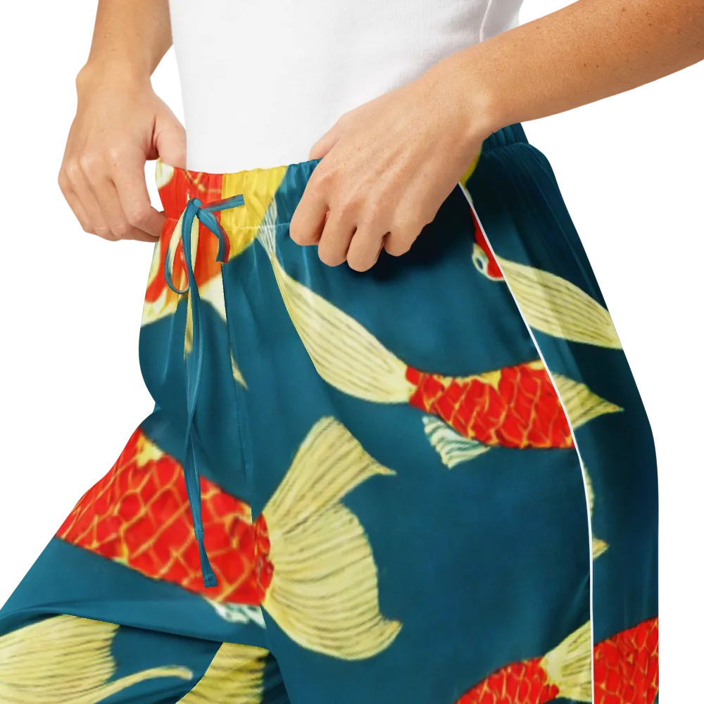 Teal Pond on Women's Pajama Pants — Product details