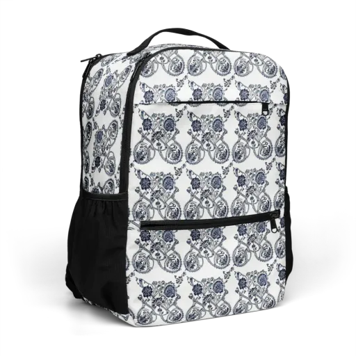 Navy Engraving on a Utility Backpack