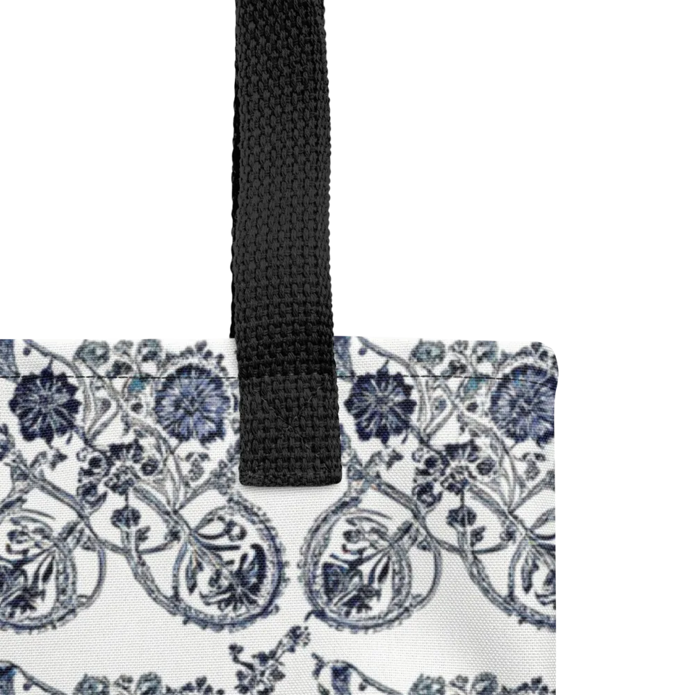 Navy Engraving on Tote Bag — Product details