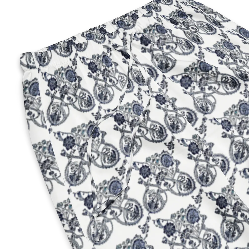 Navy Engraving on Women's Pajama Pants — Product details