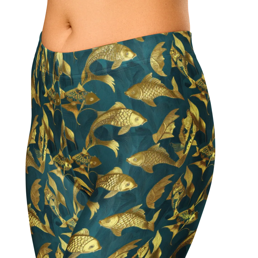 Tidal Aureole on Capri Leggings — Zoomed-in