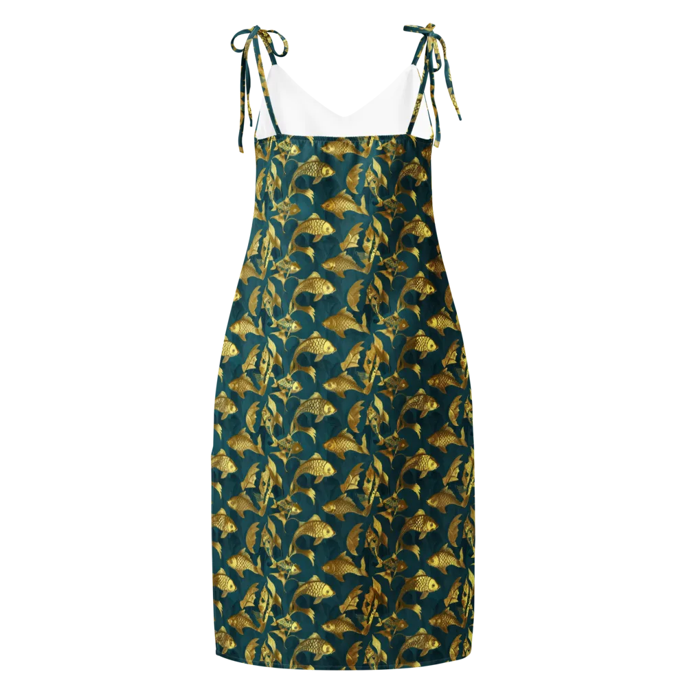 Tidal Aureole on Slip Dress — Back