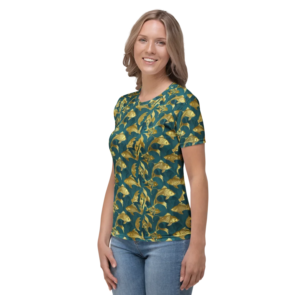 Tidal Aureole on Women's Crew Neck T-Shirt — Left