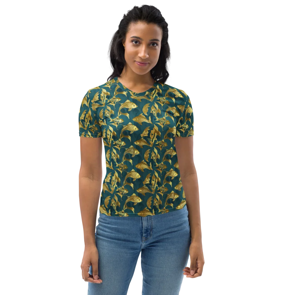 Tidal Aureole on Women's Crew Neck T-Shirt — Front