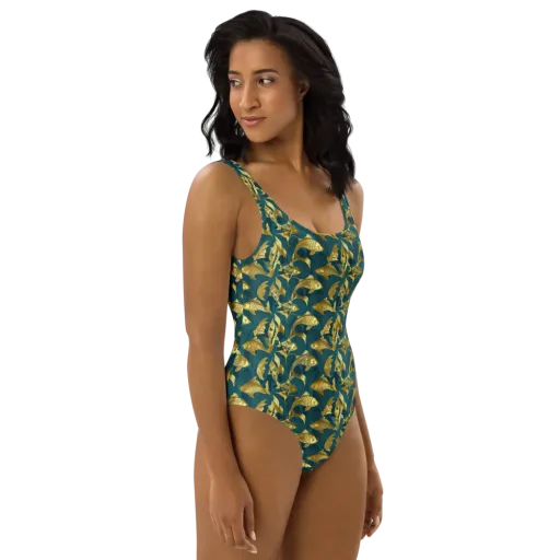 Tidal Aureole on a One-Piece Swimsuit