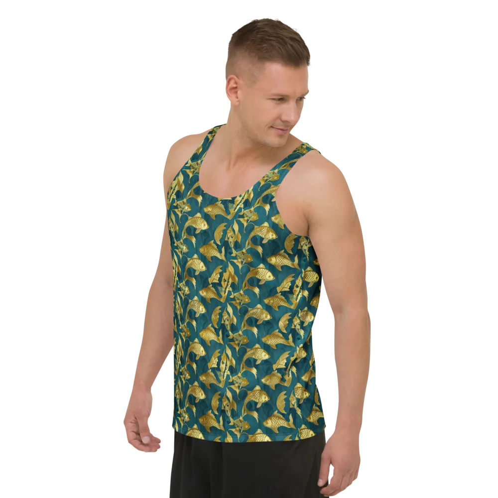 Tidal Aureole on Men's Tank Top — Left Front