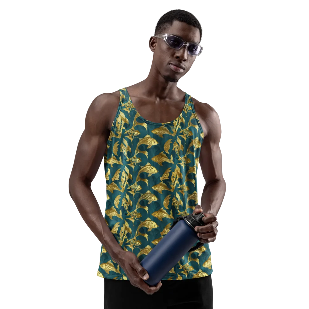 Tidal Aureole on Men's Tank Top — Front