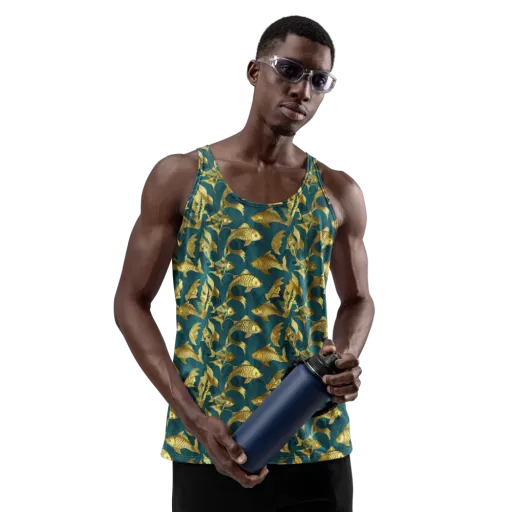 Tidal Aureole on a Men's Tank Top