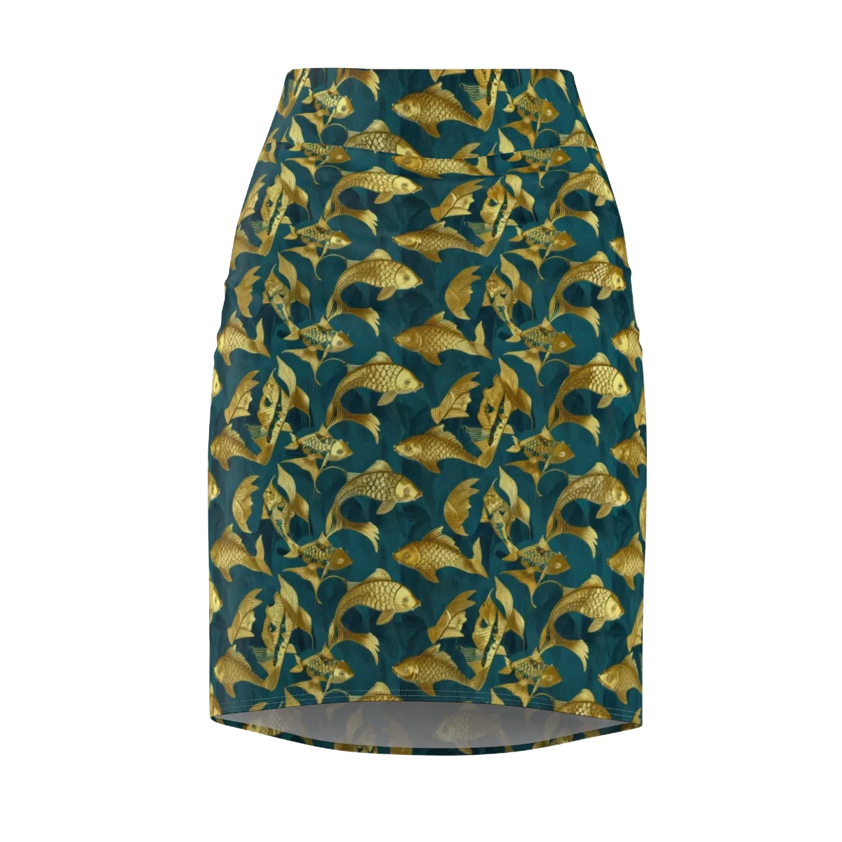 Tidal Aureole on Pencil Skirt — Front