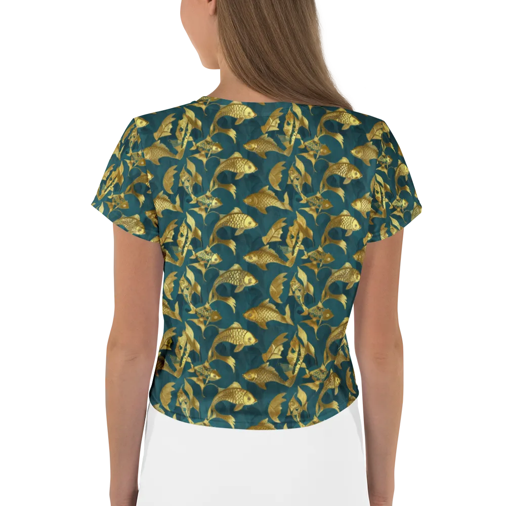Tidal Aureole on Crop Tee — Back