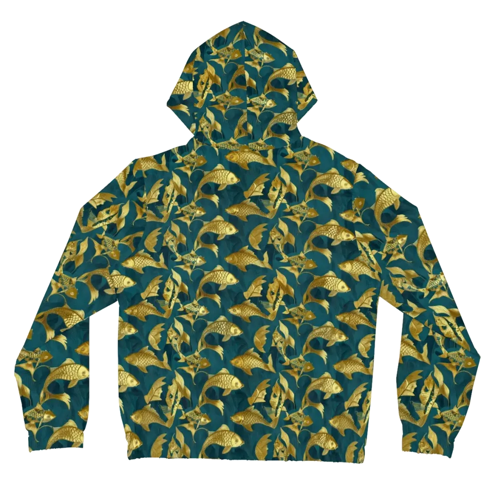 Tidal Aureole on Women's Full-Zip Hoodie — Back