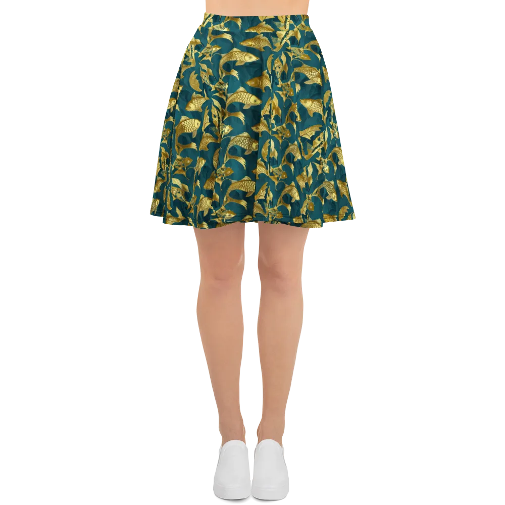 Tidal Aureole on Skater Skirt — Front