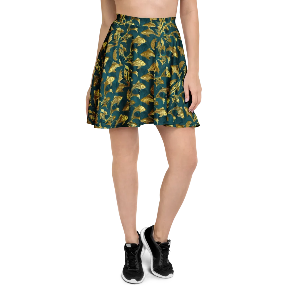 Tidal Aureole on Skater Skirt — Front