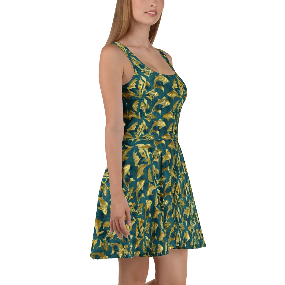 Tidal Aureole on Skater Dress — Right
