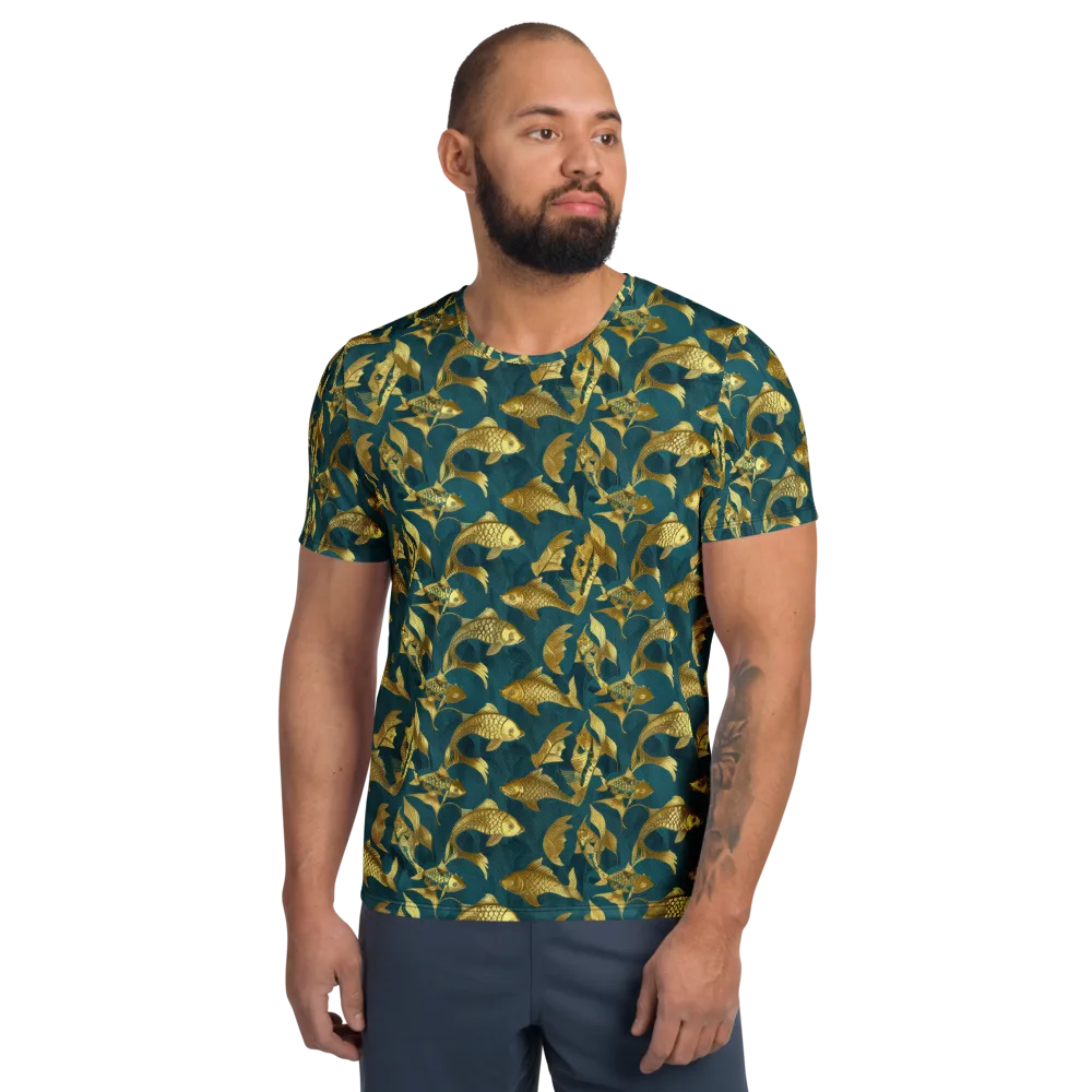 Tidal Aureole on Men's Athletic T-Shirt — Front