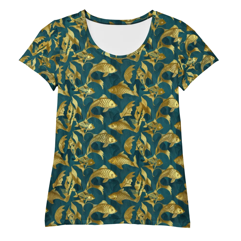 Tidal Aureole on Women's Athletic T-Shirt — Front