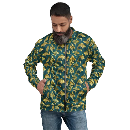 Tidal Aureole on a Bomber Jacket