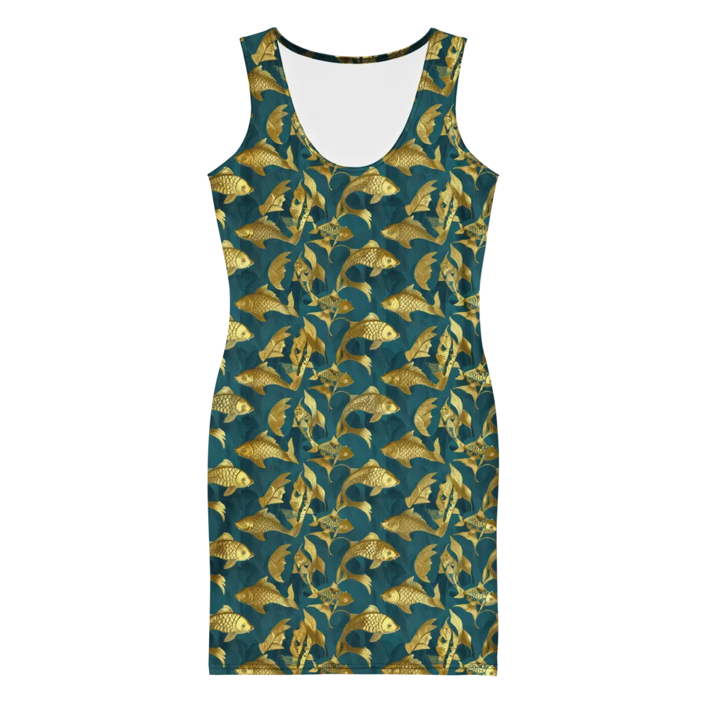 Tidal Aureole on Bodycon Dress — Front