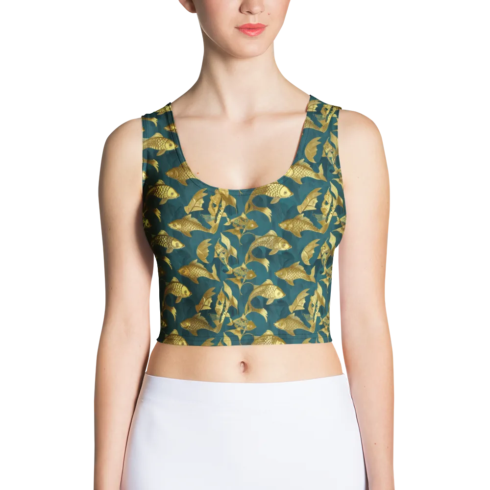 Tidal Aureole on Crop Top — Front