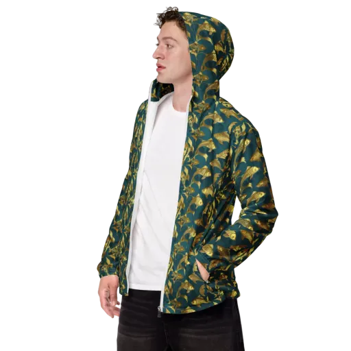Tidal Aureole on a Men's Windbreaker