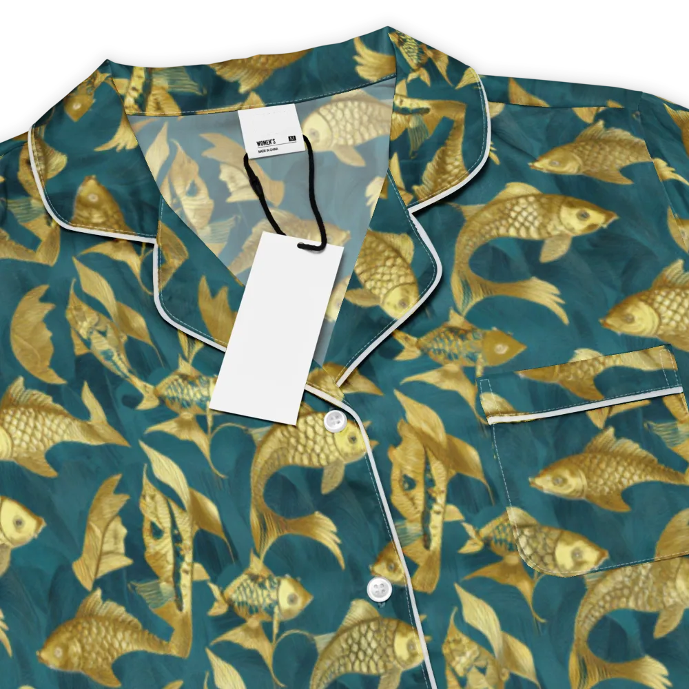Tidal Aureole on Women's Short Sleeve Pajama Top — Product details