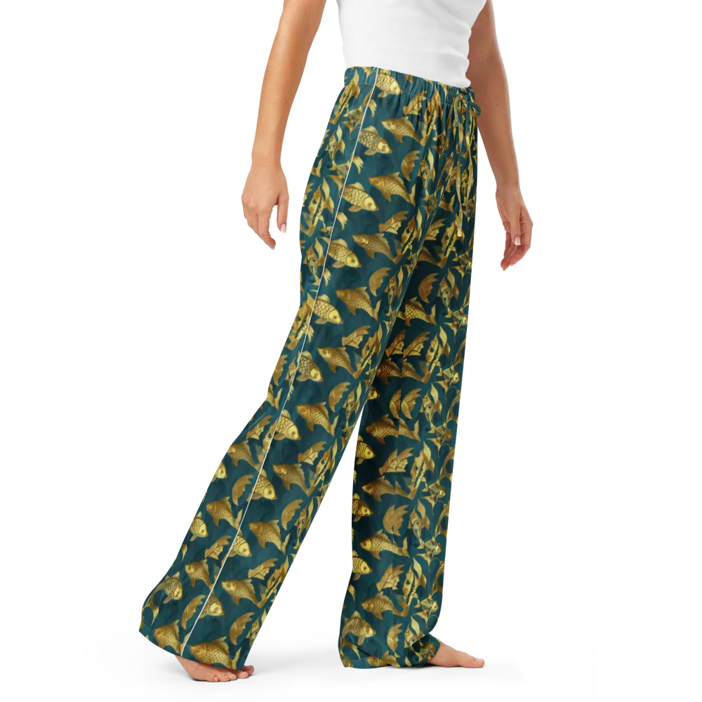 Tidal Aureole on Women's Pajama Pants — Right Front