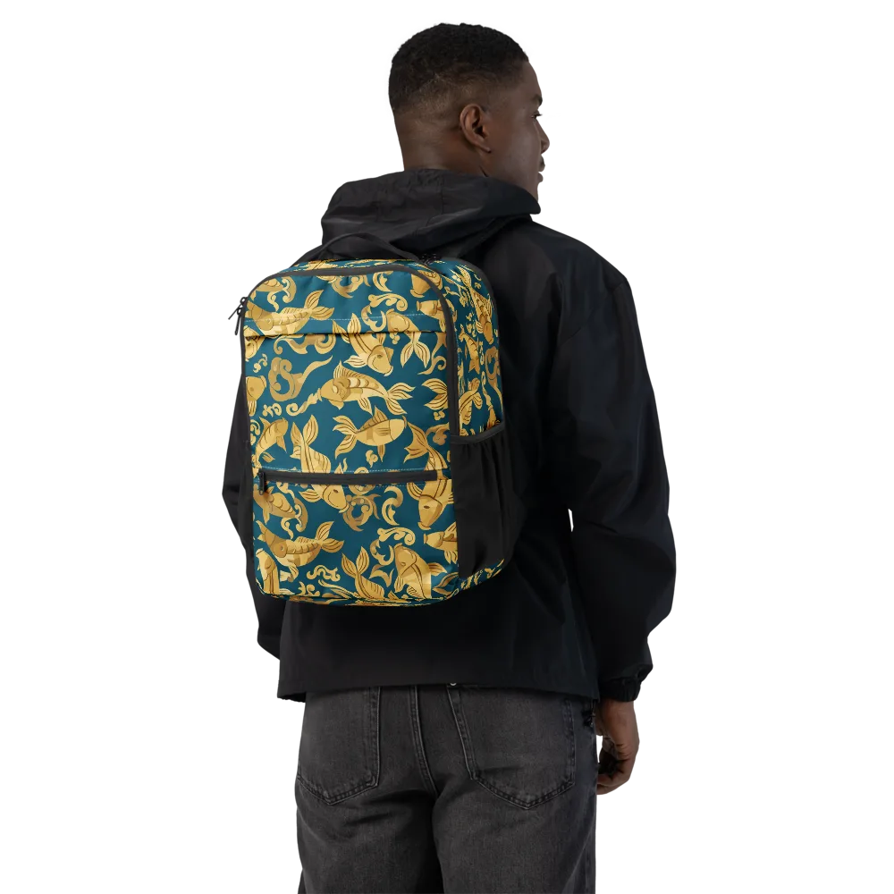 Golden Pond on Utility Backpack — Back