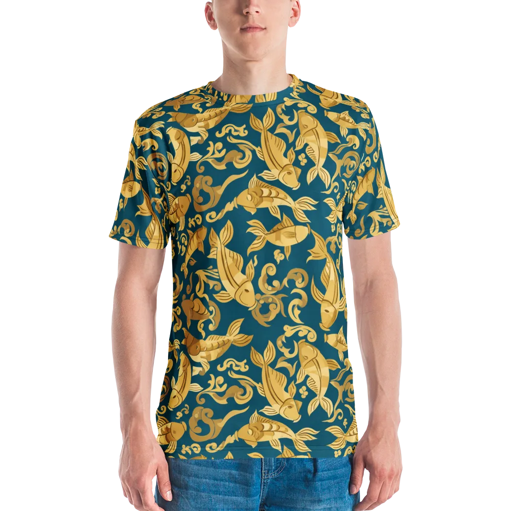 Golden Pond on Men's Crew Neck T-Shirt — Front