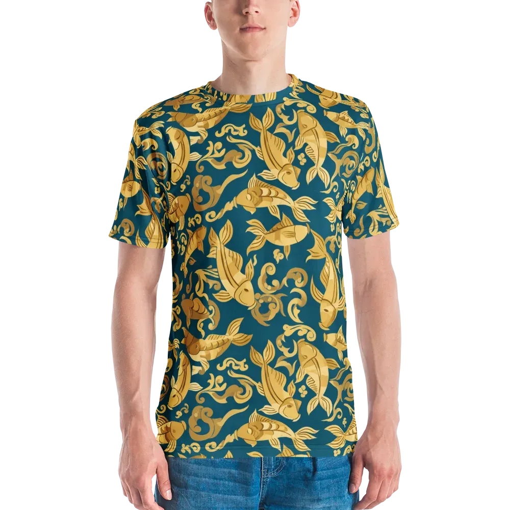 Golden Pond on Men's Crew Neck T-Shirt — Front