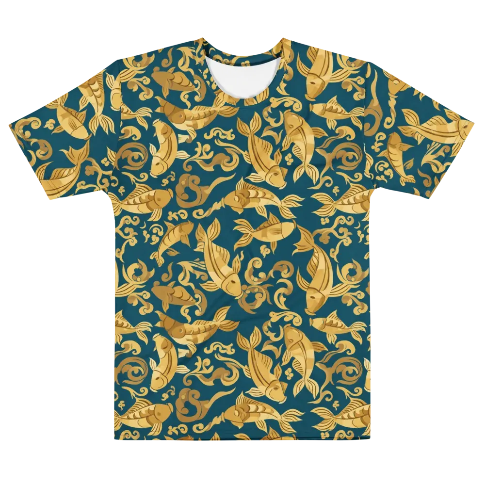 Golden Pond on Men's Crew Neck T-Shirt — Front