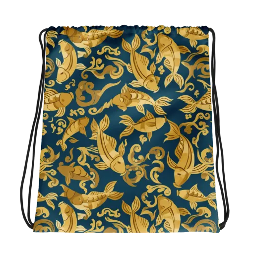 Golden Pond on a Drawstring Bag