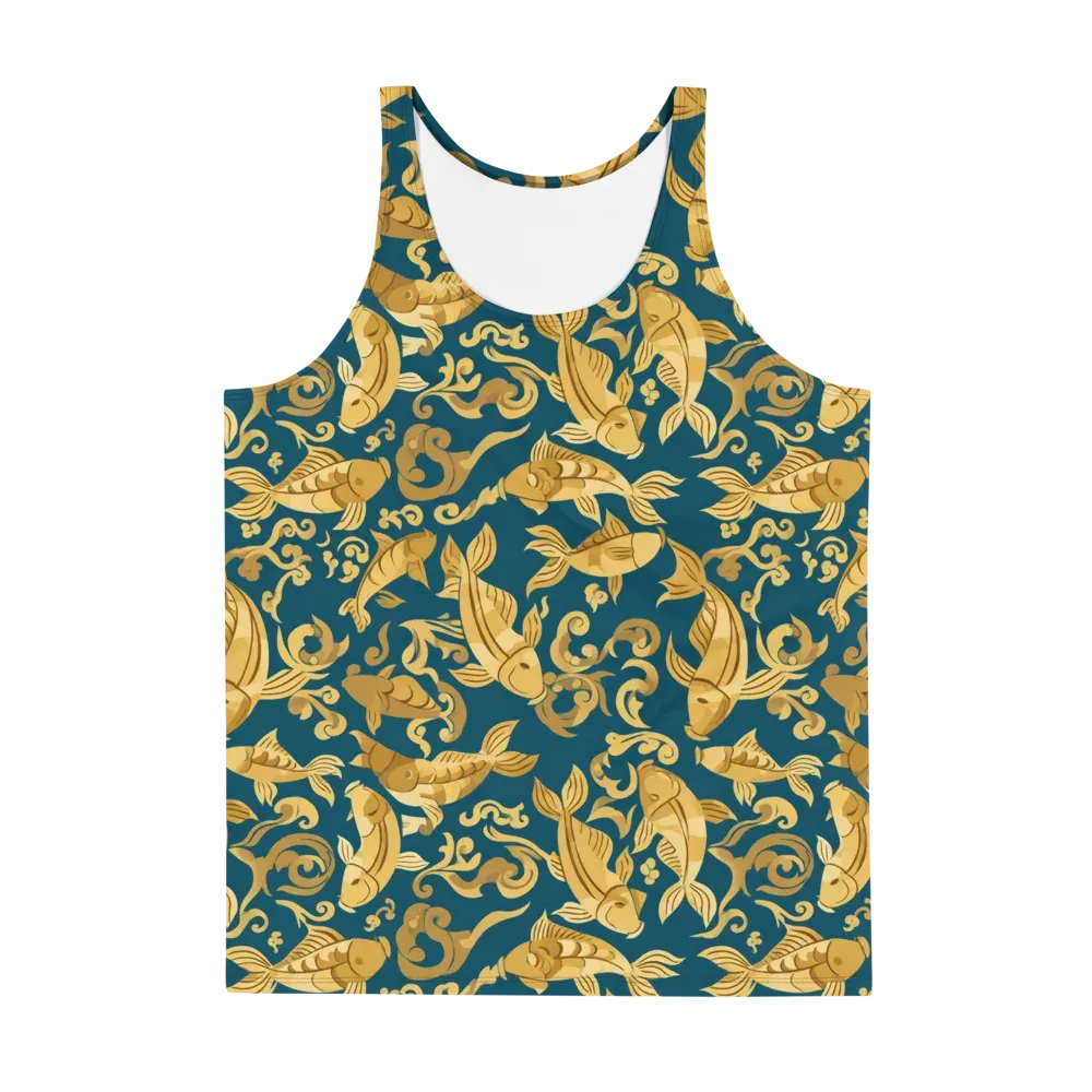 Golden Pond on Men's Tank Top — Front