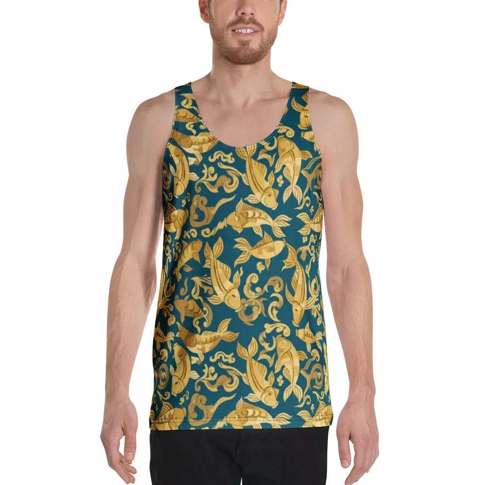 Golden Pond on Men's Tank Top — Front