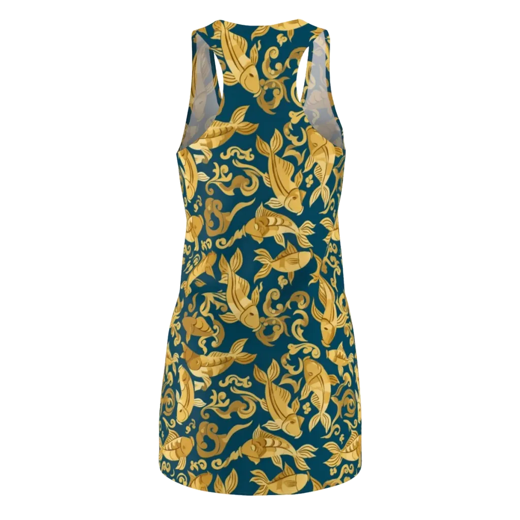 Golden Pond on Racerback Dress — Back