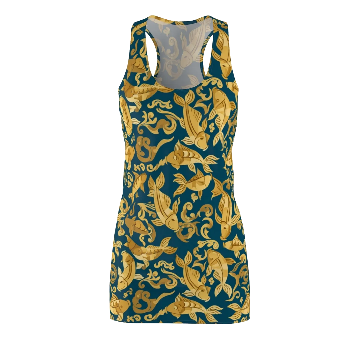 Golden Pond on Racerback Dress — Front