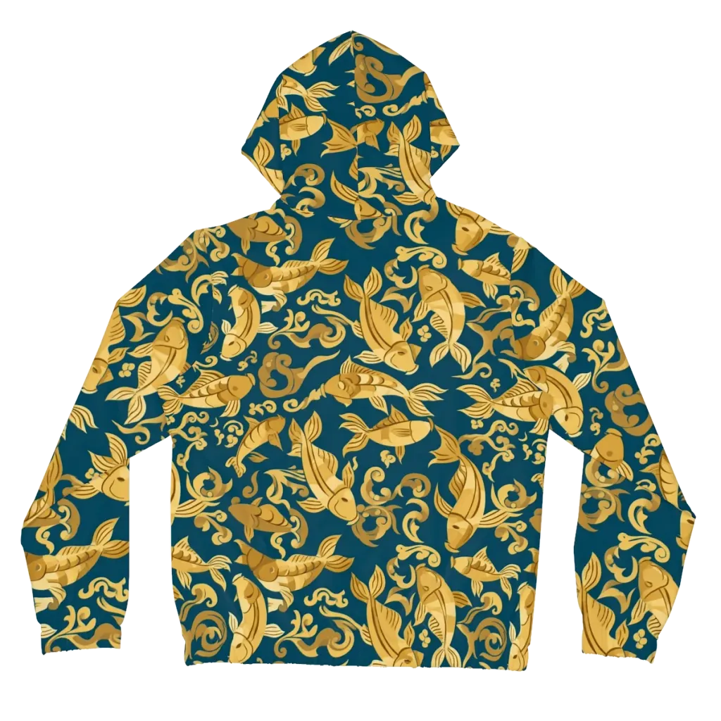 Golden Pond on Women's Full-Zip Hoodie — Back