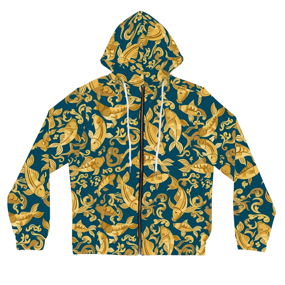 Golden Pond on Women's Full-Zip Hoodie — Front