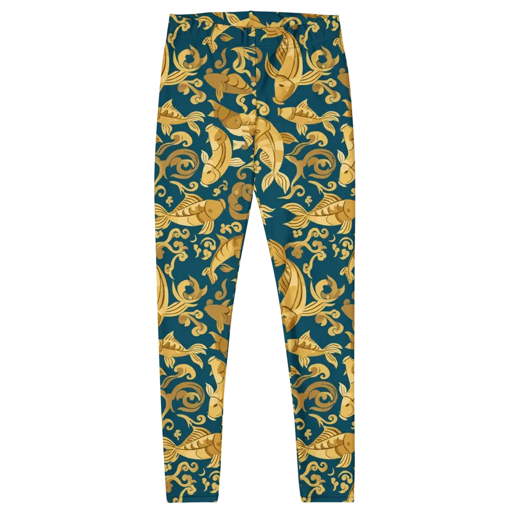 Golden Pond on Leggings — Front
