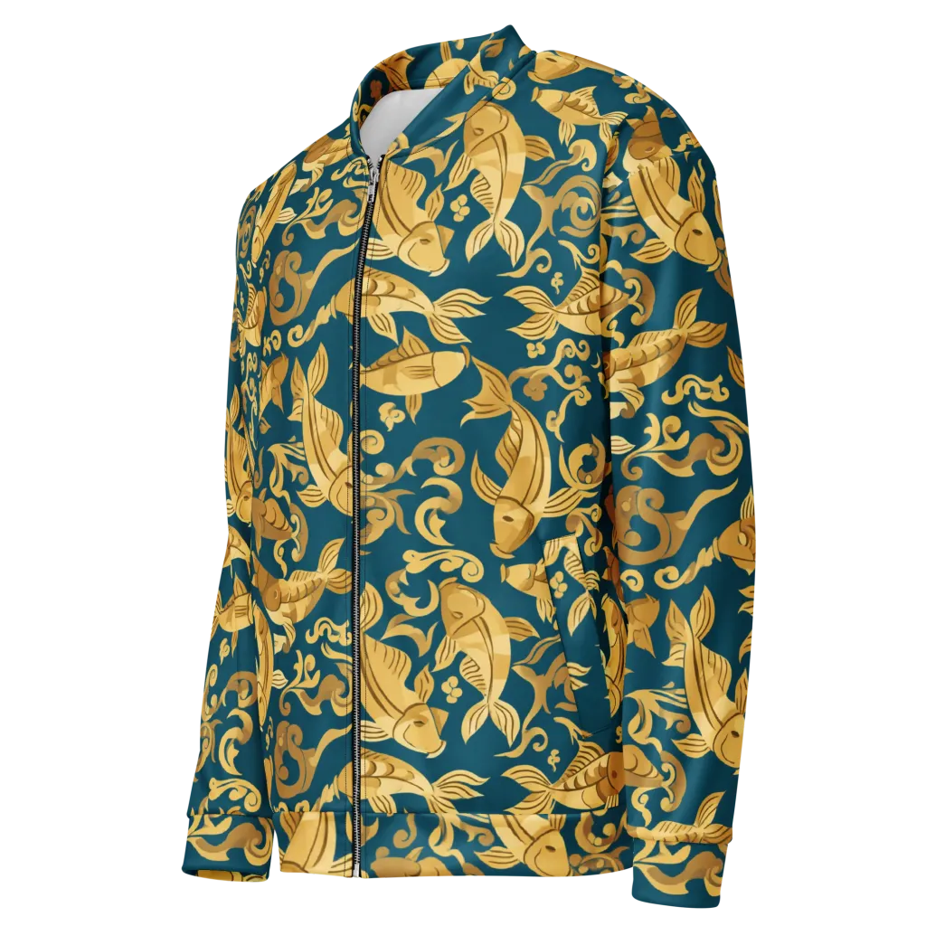 Golden Pond on Bomber Jacket — Left Front