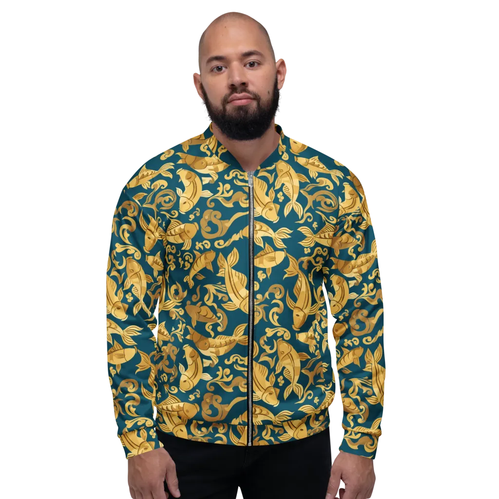 Golden Pond on Bomber Jacket — Front